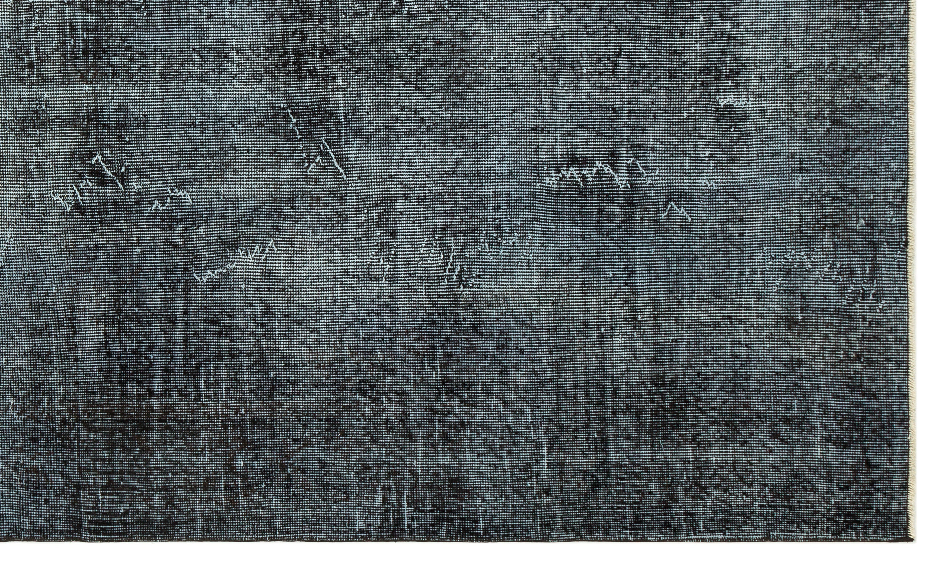 Atina Black Vintage Wool Handmade Area Rug 5'10" x 9'5"