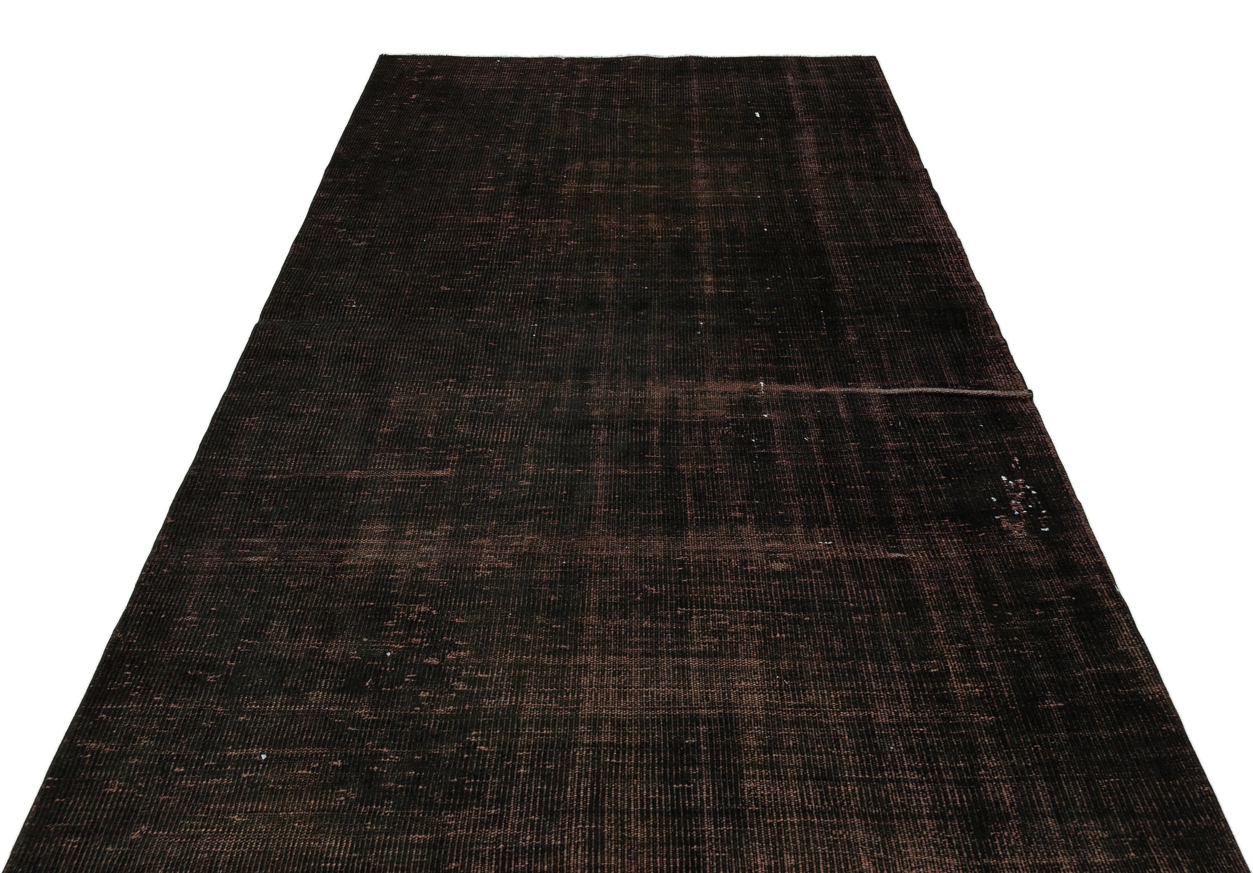 Atina Black Vintage Wool Handmade Area Rug 5'2" x 7'10"