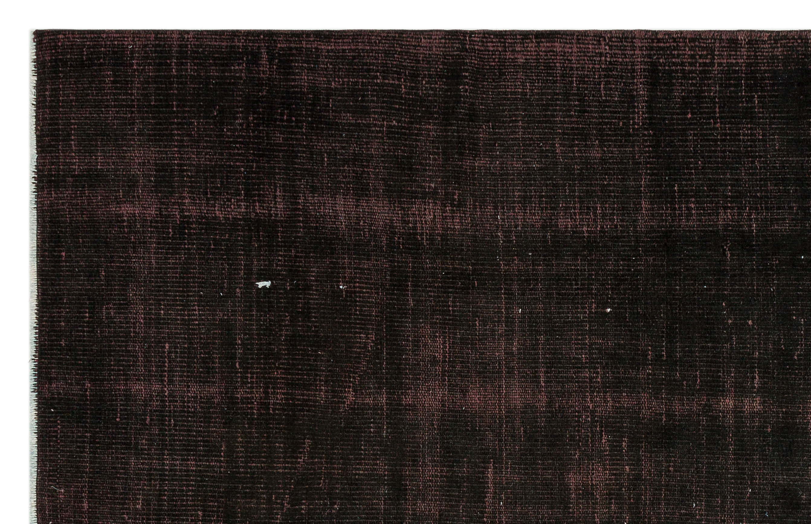 Atina Black Vintage Wool Handmade Area Rug 5'2" x 7'10"