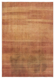Atina Orange Vintage Wool Handmade Area Rug 4'6" x 6'6"