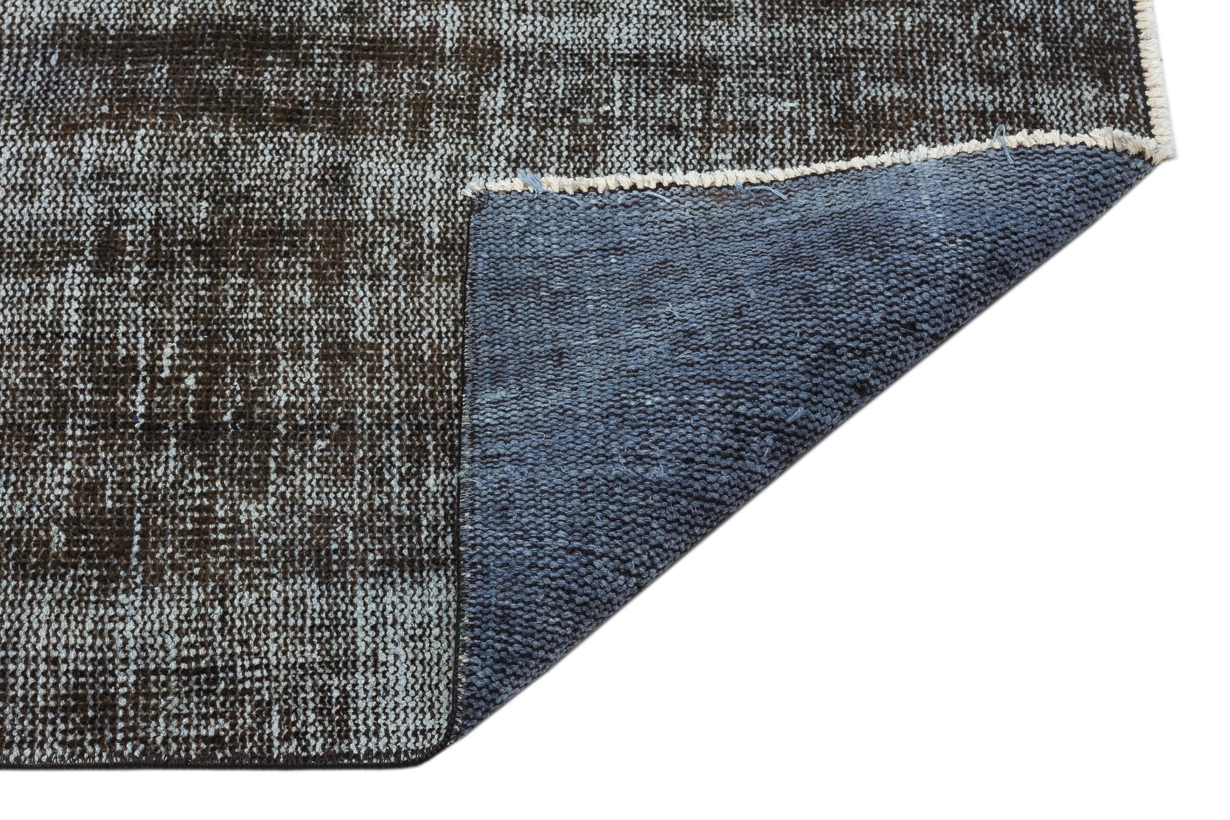 Atina Grey Vintage Wool Handmade Area Rug 5'9" x 9'9"
