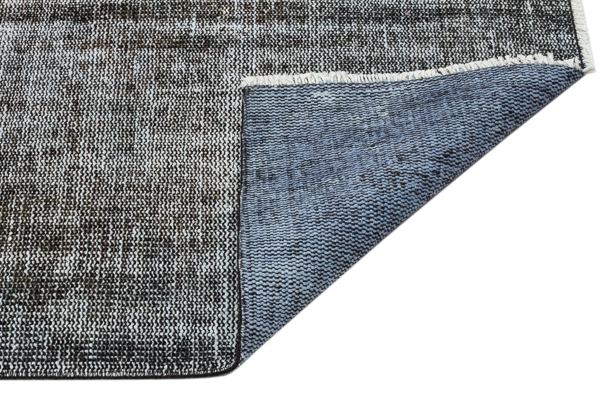 Atina Grey Vintage Wool Handmade Area Rug 5'7" x 9'10"