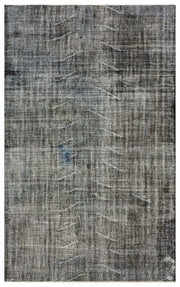 Atina Grey Vintage Wool Handmade Area Rug 5'7" x 9'10"