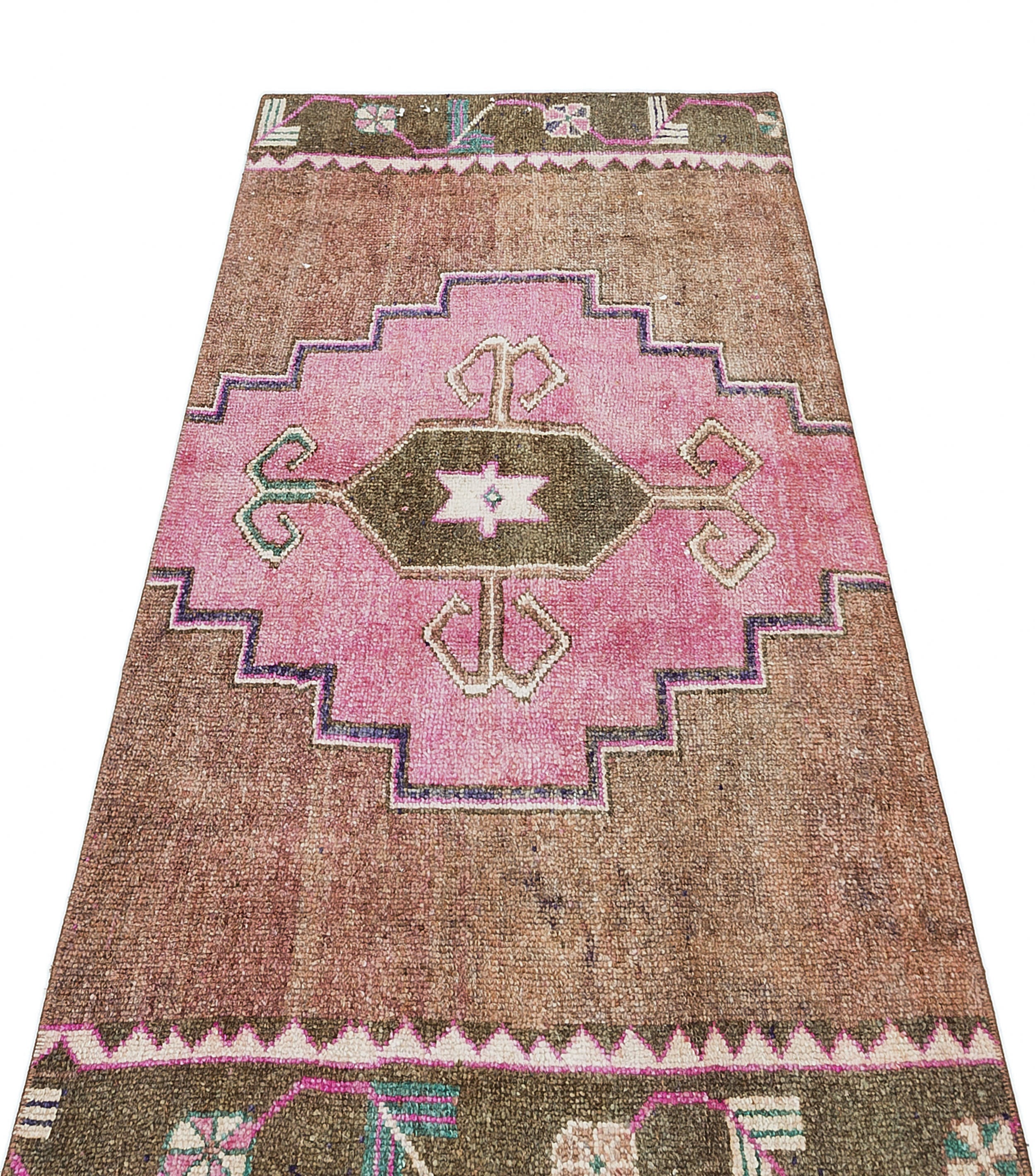 Kavala Brown Classic Wool Handmade Area Rug 2'7" x 4'8"