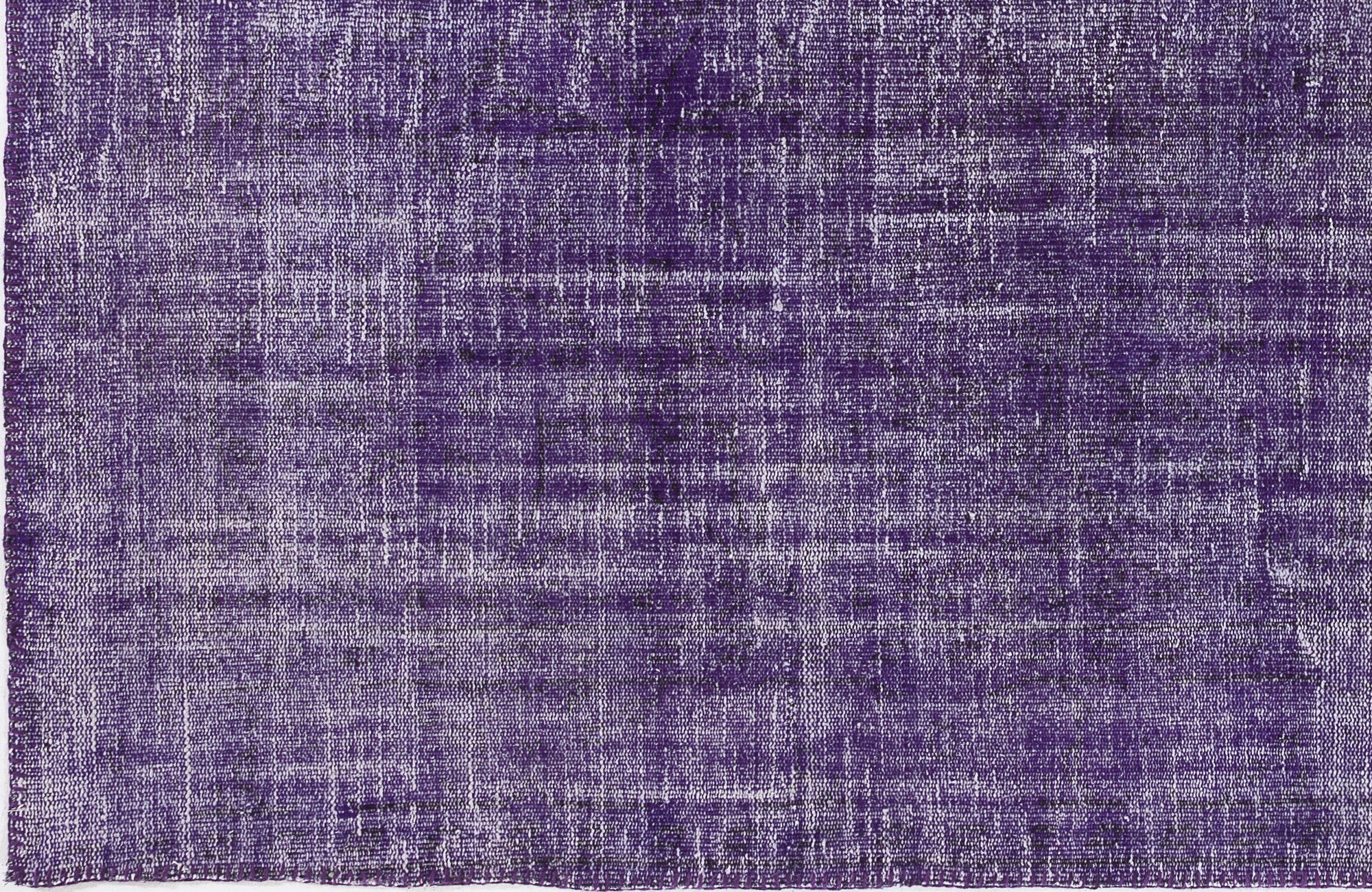 Atina Purple Vintage Wool Handmade Area Rug 5'11" x 8'11"