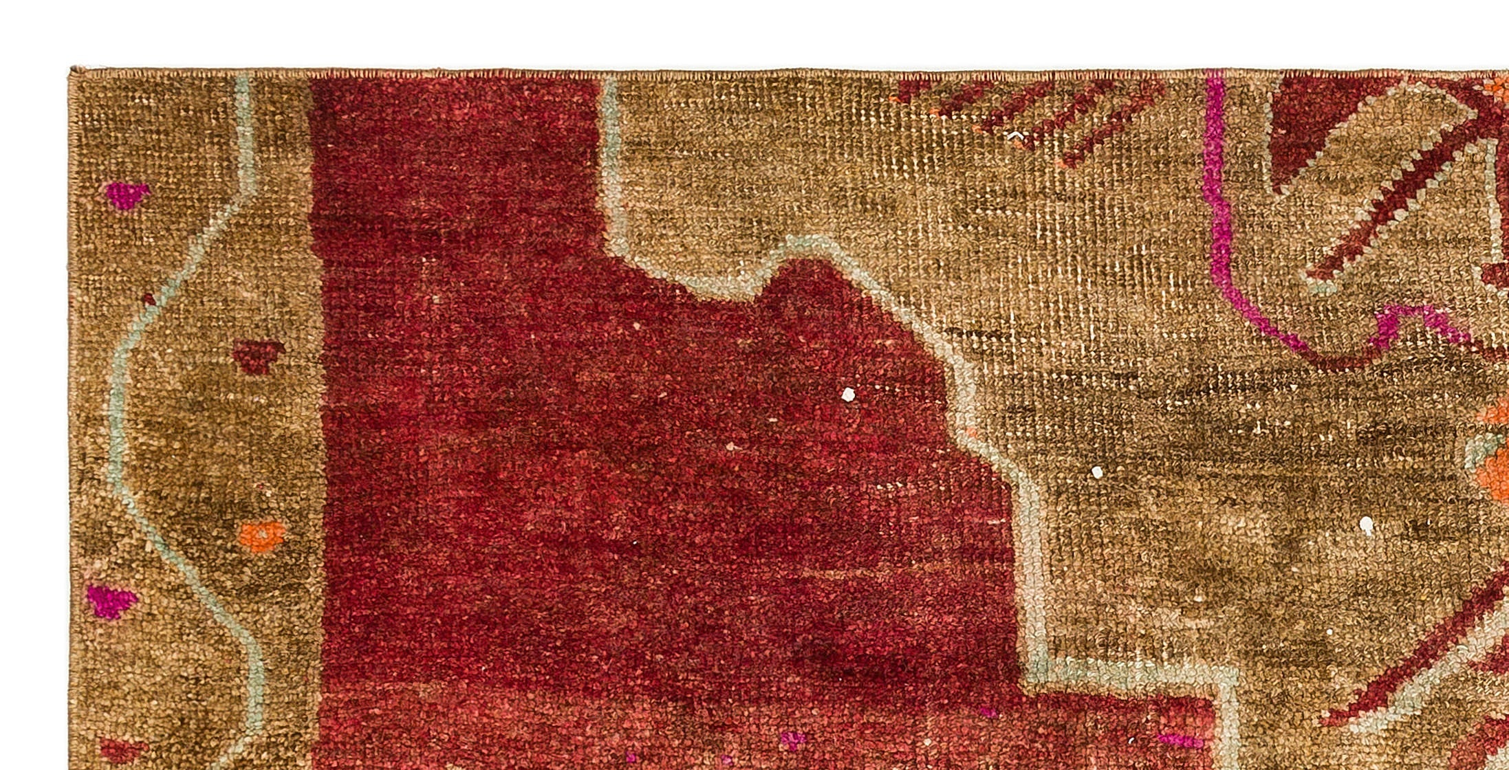 Kavala Red Classic Wool Handmade Area Rug 3'2" x 6'6"