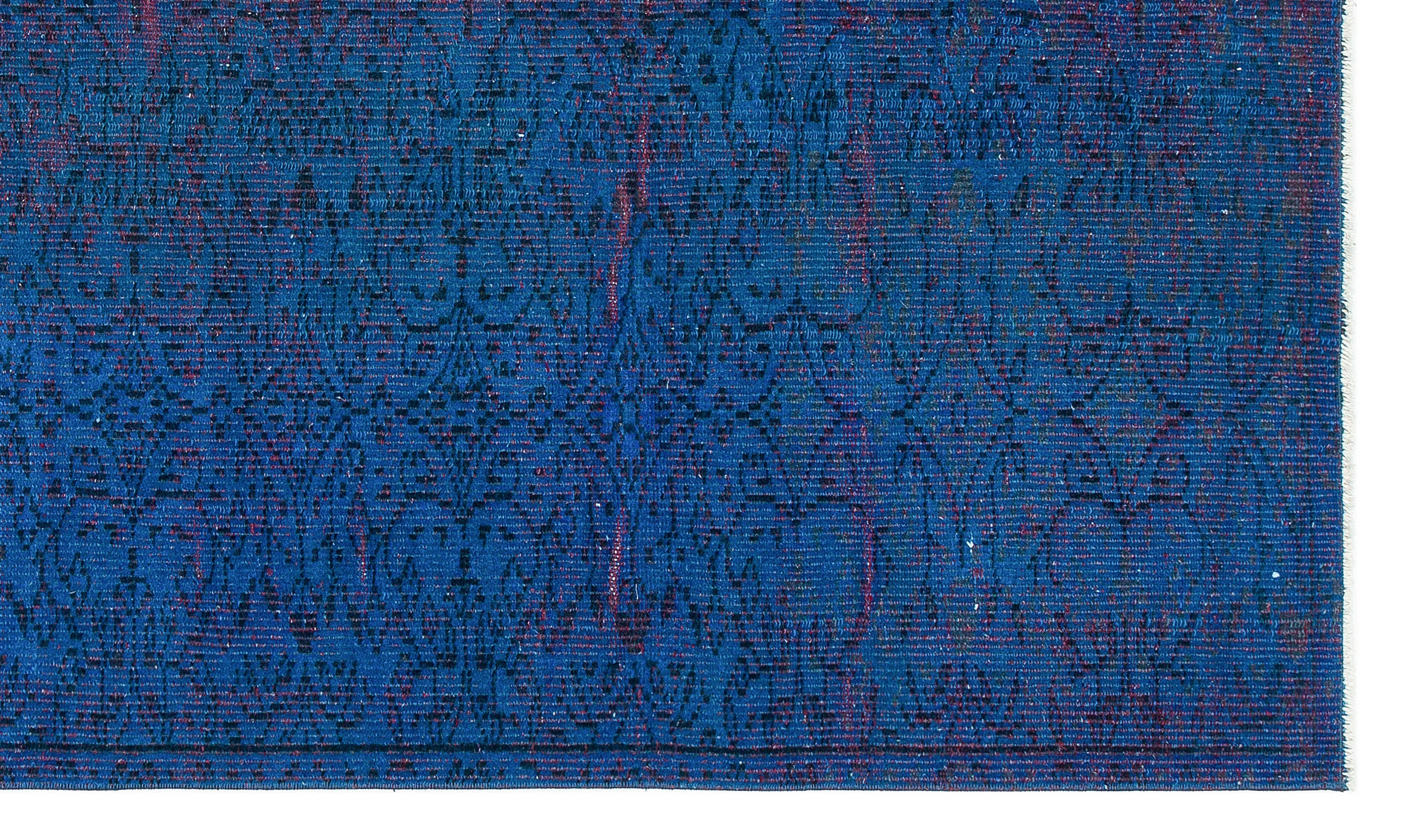Atina Blue Vintage Wool Handmade Area Rug 4'11" x 8'5"