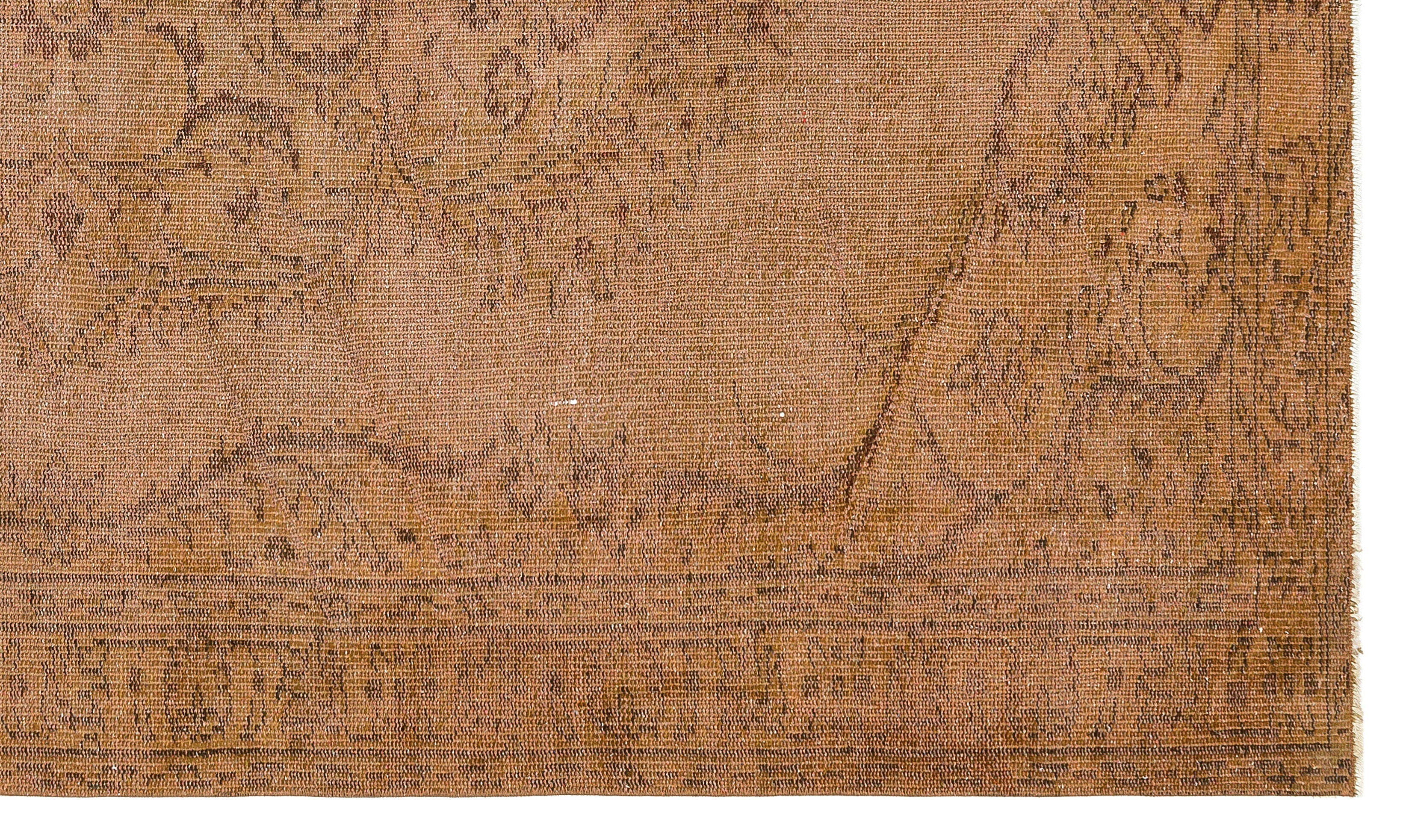 Atina Brown Vintage Wool Handmade Area Rug 5'7" x 9'6"