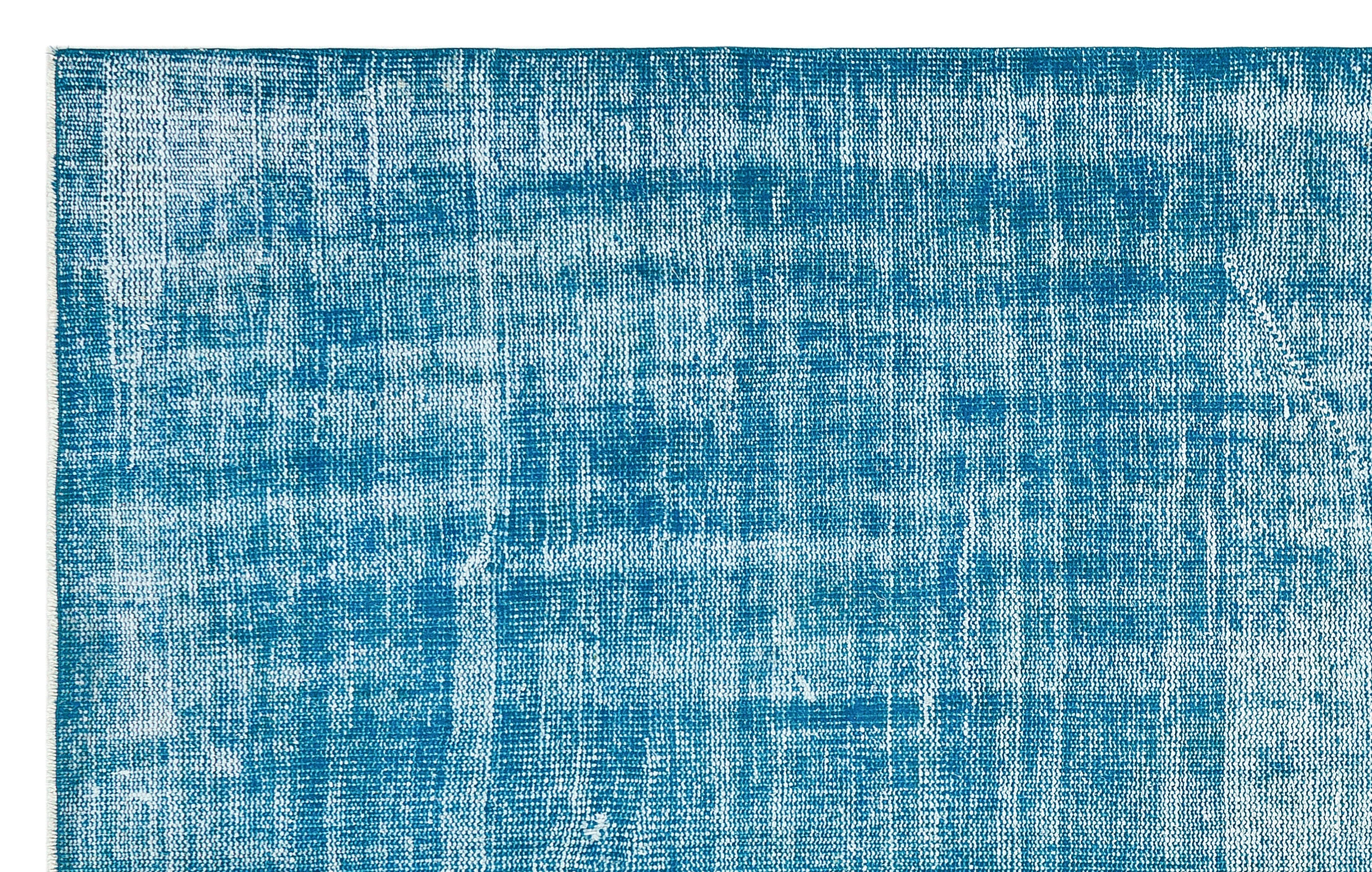 Atina Blue Vintage Wool Handmade Area Rug 5'1" x 8'8"
