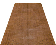 Atina Brown Vintage Wool Handmade Area Rug 4'5" x 7'5"