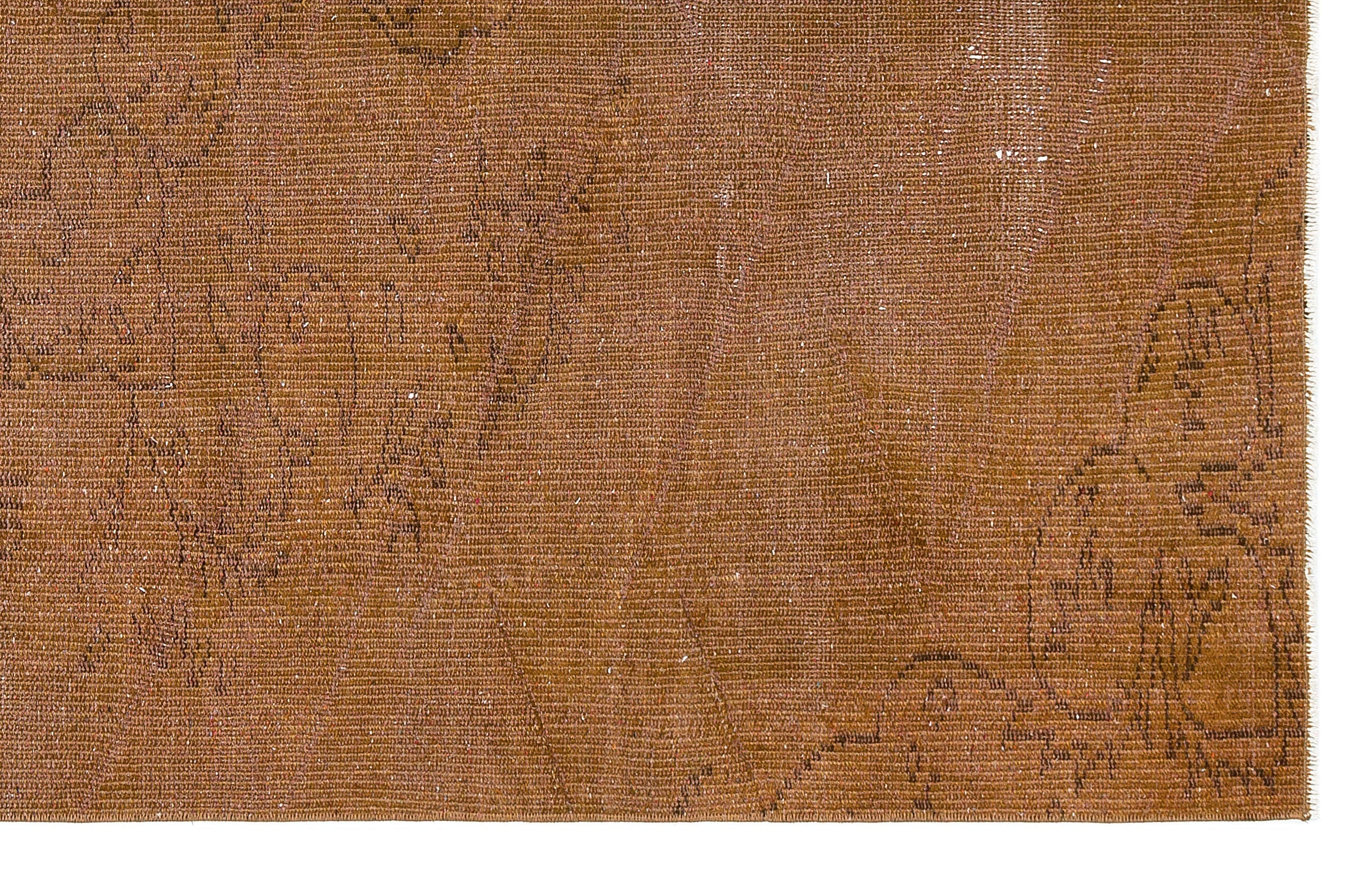 Atina Brown Vintage Wool Handmade Area Rug 4'5" x 7'5"