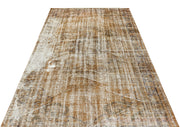 Atina Brown Vintage Wool Handmade Area Rug 5'1" x 7'8"