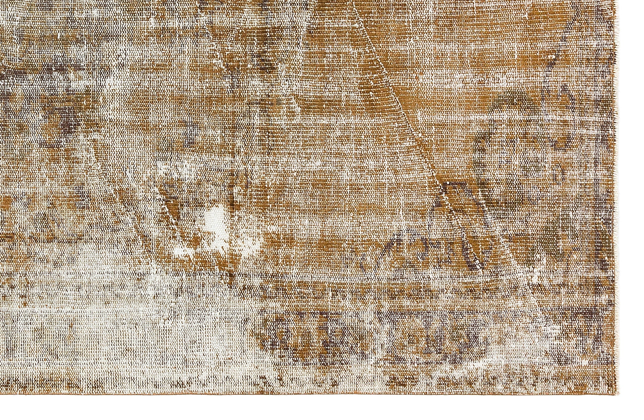 Atina Brown Vintage Wool Handmade Area Rug 5'1" x 7'8"