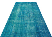 Atina Turquoise Vintage Wool Handmade Area Rug 5'11" x 9'4"