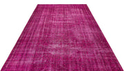 Atina Pink Vintage Wool Handmade Area Rug 6'7" x 9'5"