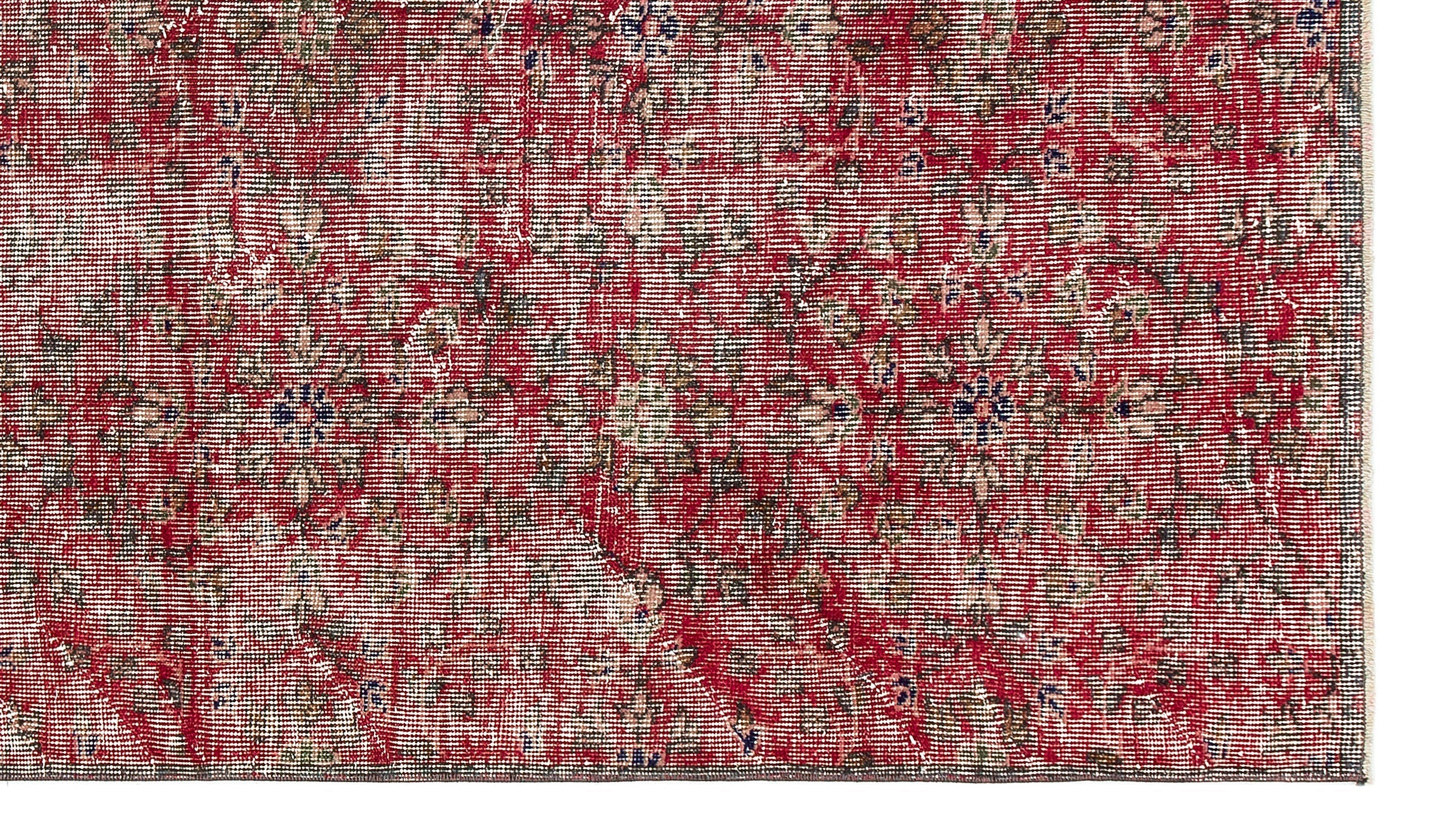 Atina Beige Vintage Wool Handmade Area Rug 4'4" x 7'5"