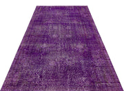 Atina Purple Vintage Wool Handmade Area Rug 5'0" x 8'5"