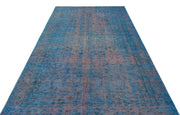 Atina Blue Vintage Wool Handmade Area Rug 5'10" x 9'1"