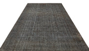 Atina Grey Vintage Wool Handmade Area Rug 7'2" x 10'10"