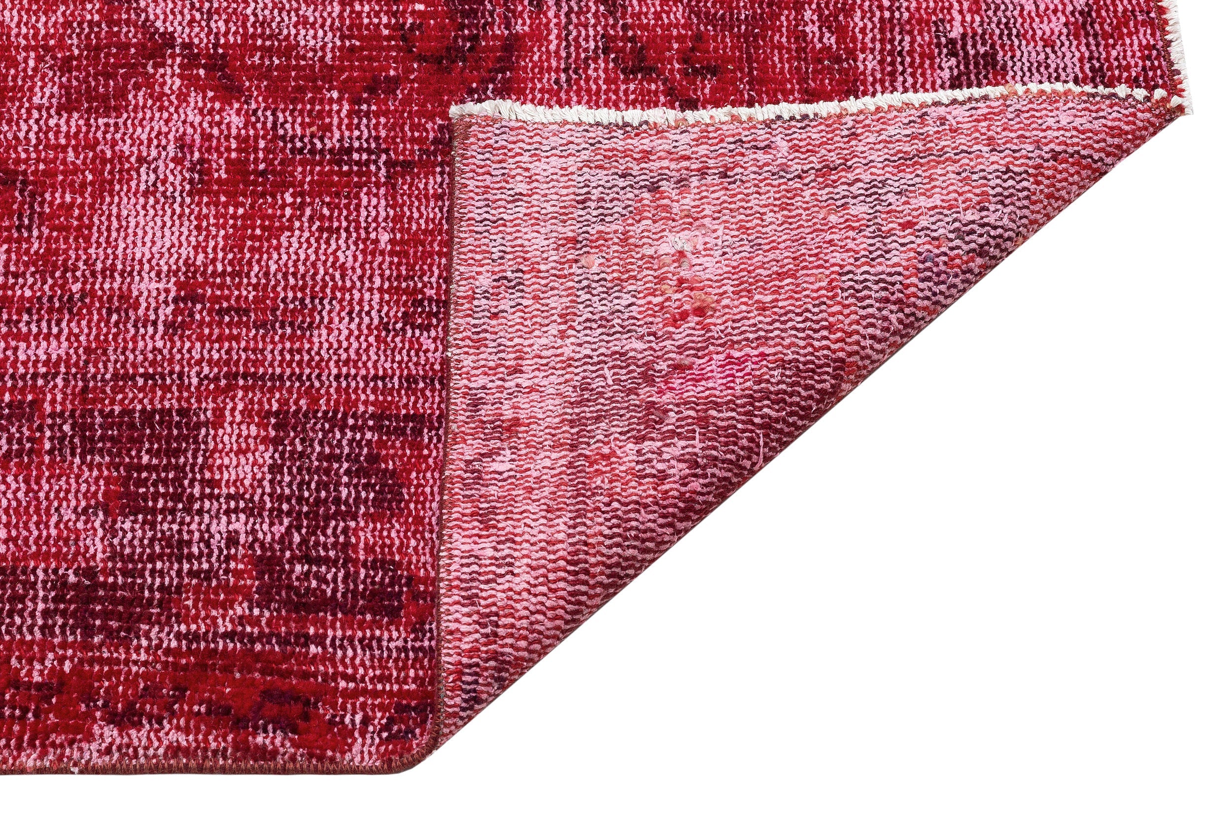 Atina Red Vintage Wool Handmade Area Rug 5'1" x 9'0"