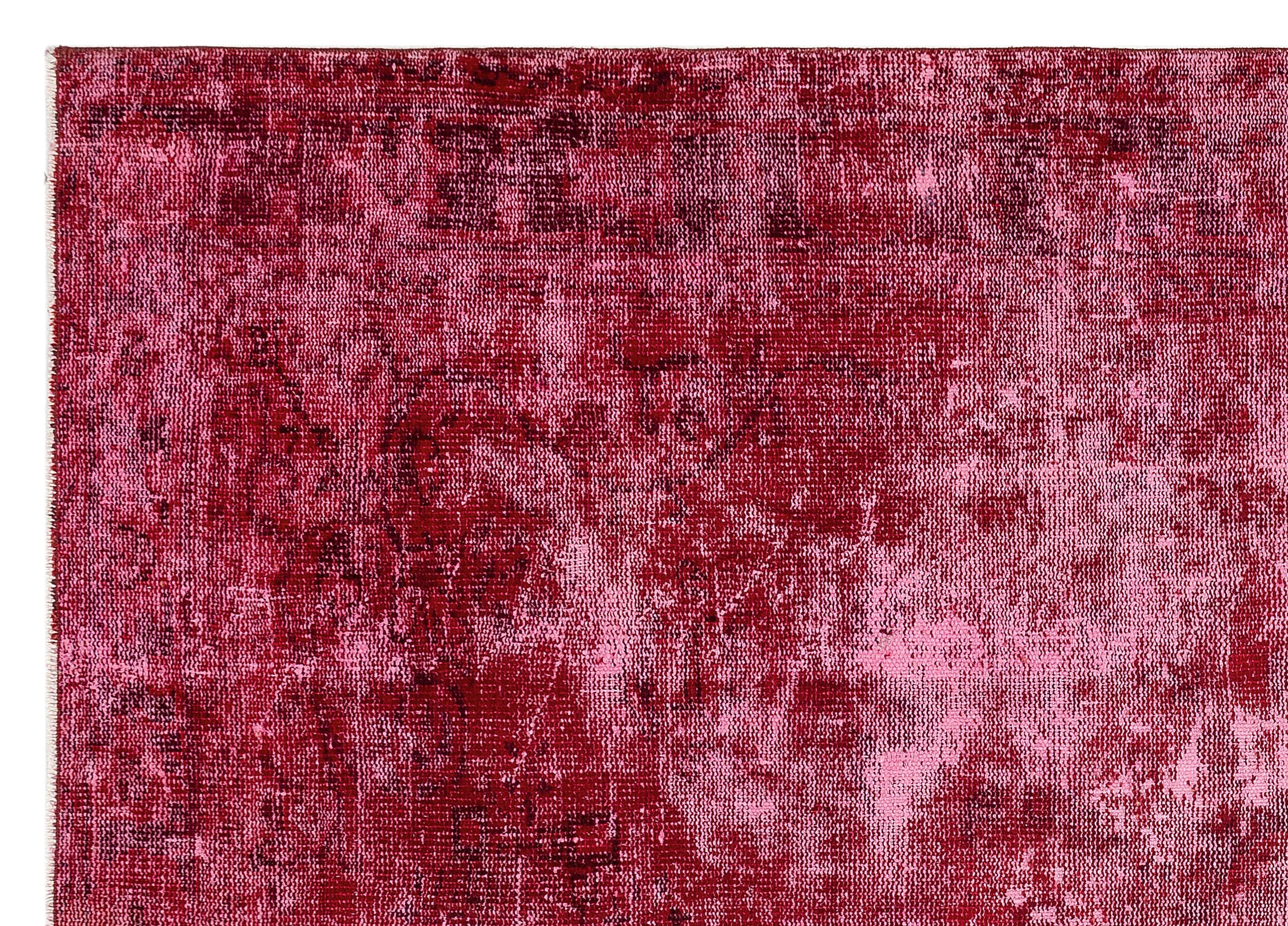 Atina Red Vintage Wool Handmade Area Rug 5'1" x 9'0"
