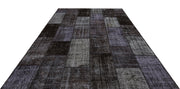 Iskece Grey Vintage Wool Handmade Area Rug 7'10" x 9'10"
