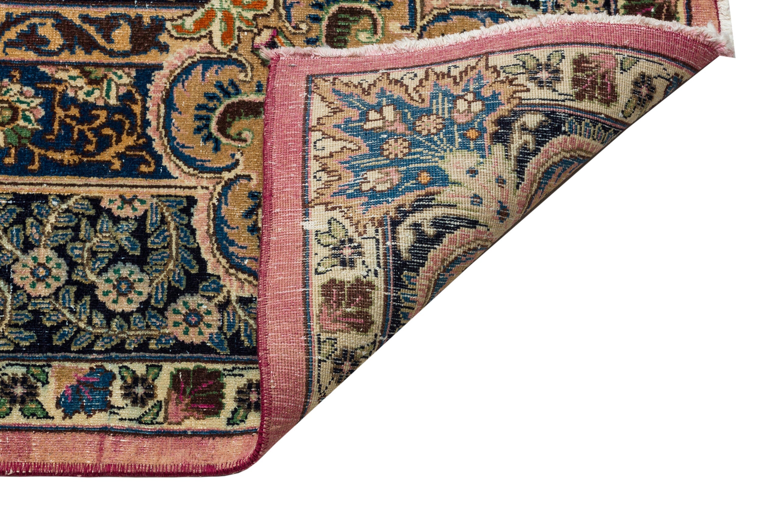 Epir Brown Vintage Wool Handmade Area Rug 10'0" x 12'3"