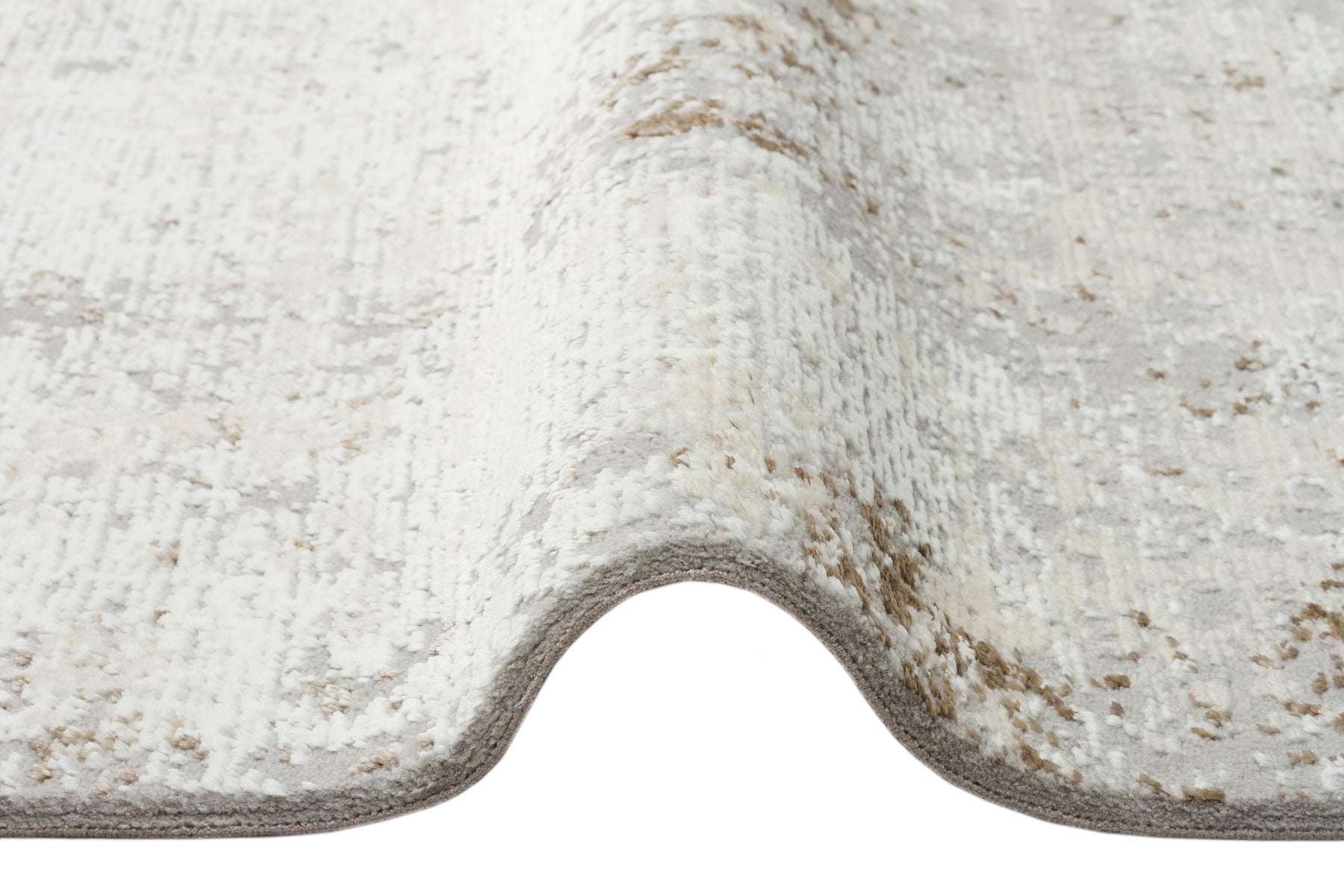 Grey Vintage Area Rug - Machine Made Carpet | Washable Non Slip Flatweave Rug