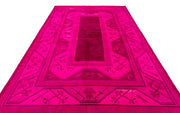Kavala Red Classic Wool Handmade Area Rug 6'11" x 10'3"