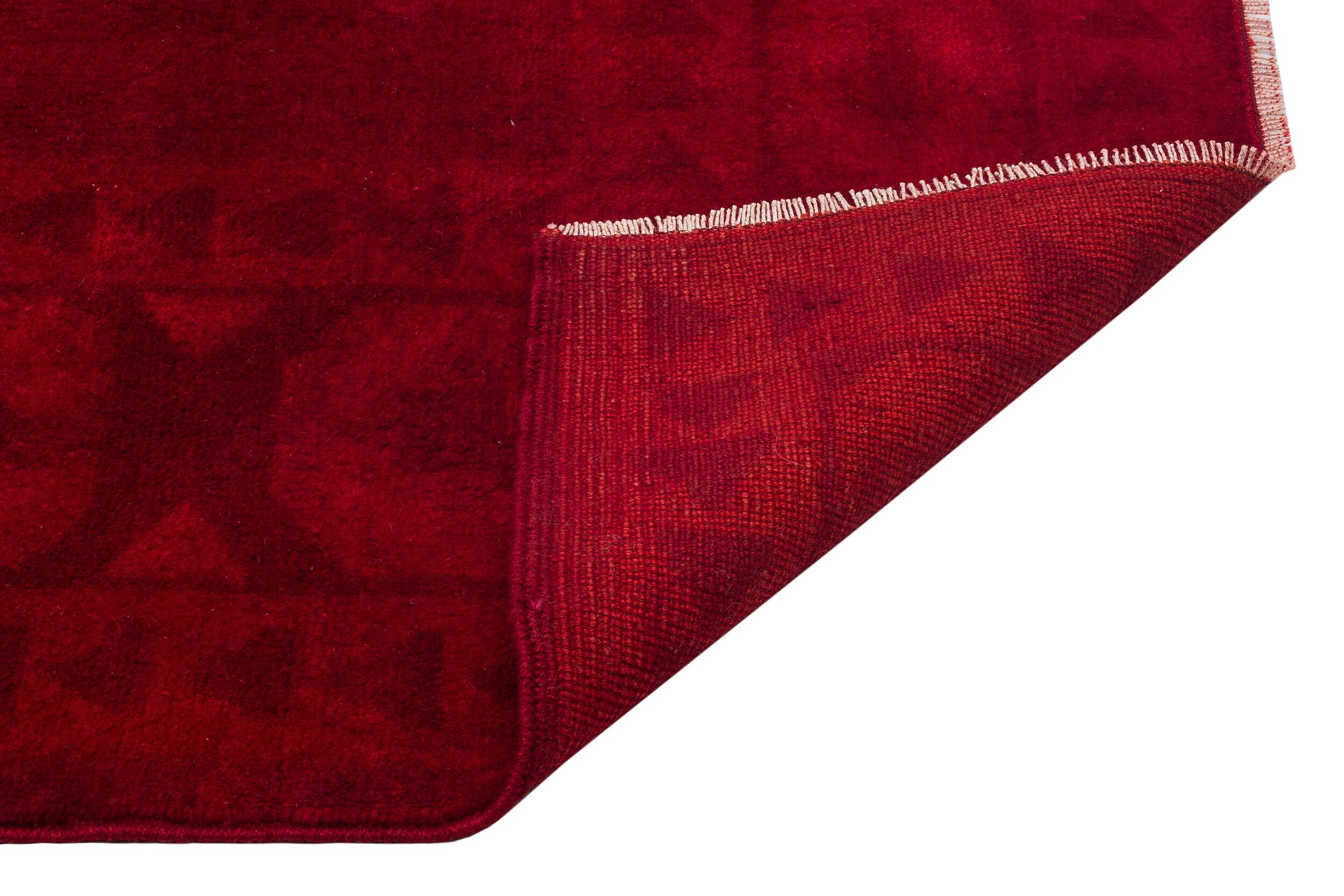 Kavala Red Classic Wool Handmade Area Rug 5'9" x 7'3"