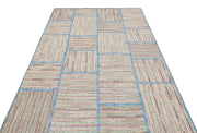Iskece Beige Vintage Wool Handmade Area Rug 5'2" x 7'8"