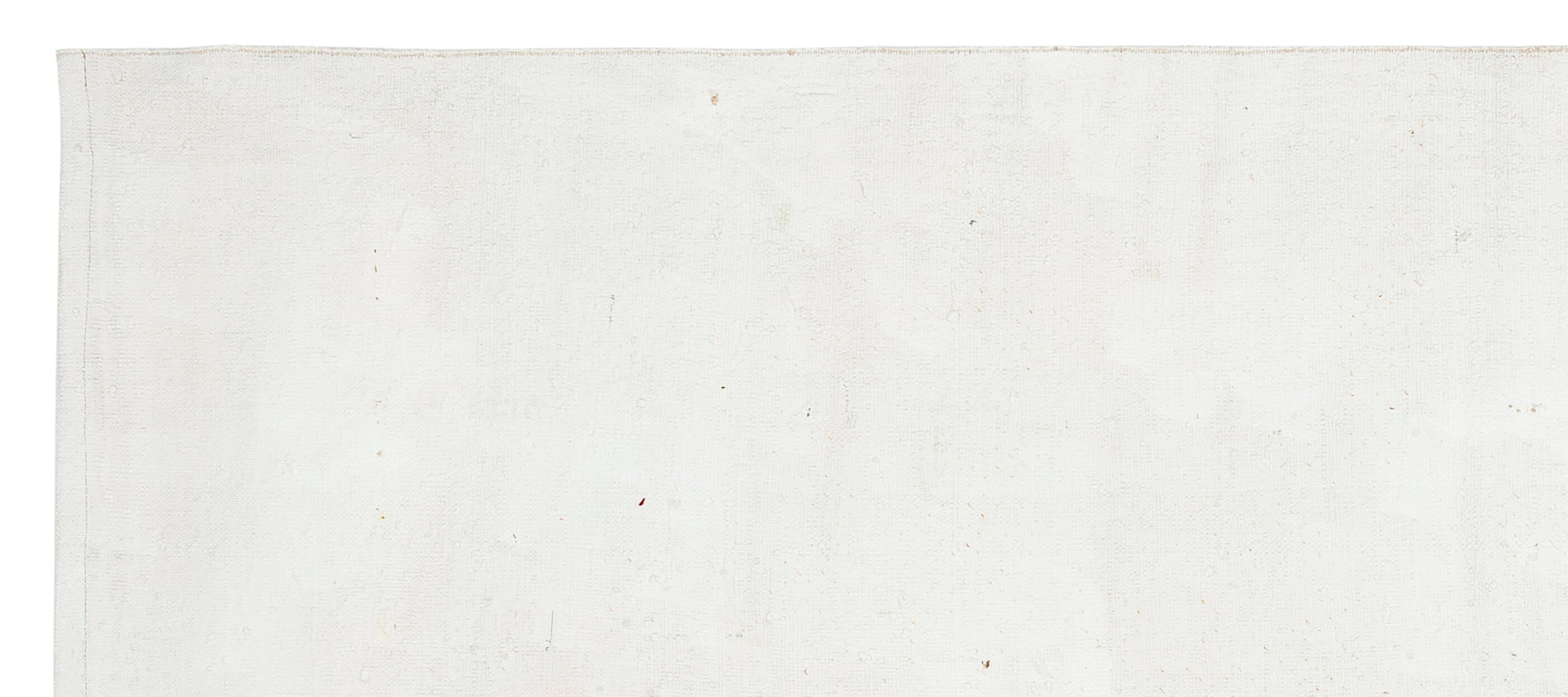 Girit Beige Striped Wool Handmade Area Rug 3'6" x 8'3"