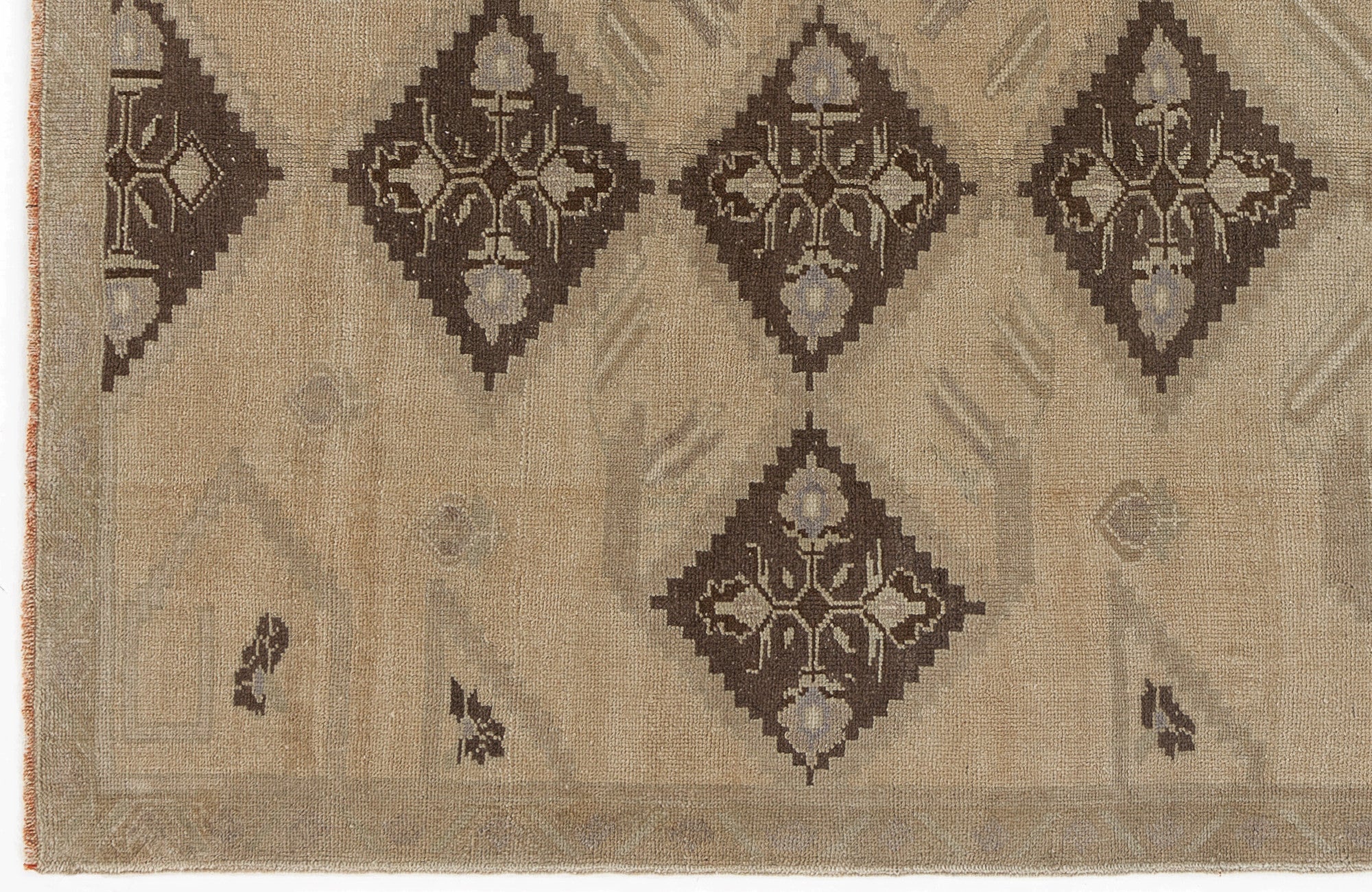 Kavala Red Classic Wool Handmade Area Rug 5'1" x 7'10"