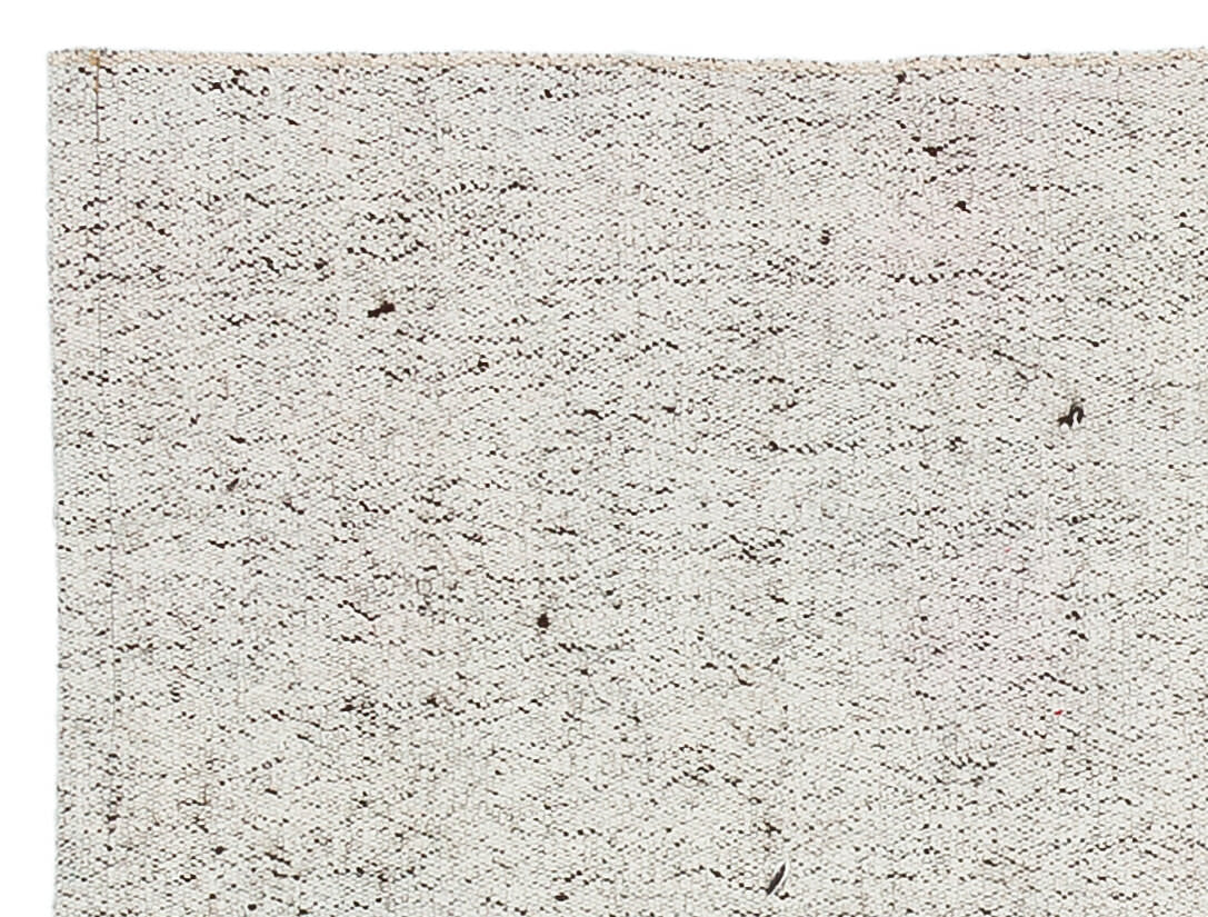 Girit Beige Striped Wool Handmade Area Rug 2'4" x 3'1"