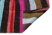 Handmade Wool Rug – Girit Beige Striped Wool Carpet 5'4" x 9'11" Artisan Woven