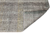 Girit Beige Striped Wool Handmade Area Rug 2'9" x 8'8"
