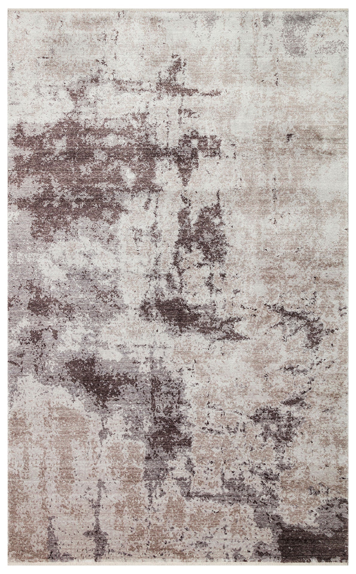 Handmade Viscose Rug – Modern Area Rug | Cream Colored Carpet, Soft Texture
