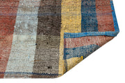 Girit Multy Striped Wool Handmade Area Rug 3'1" x 11'6"
