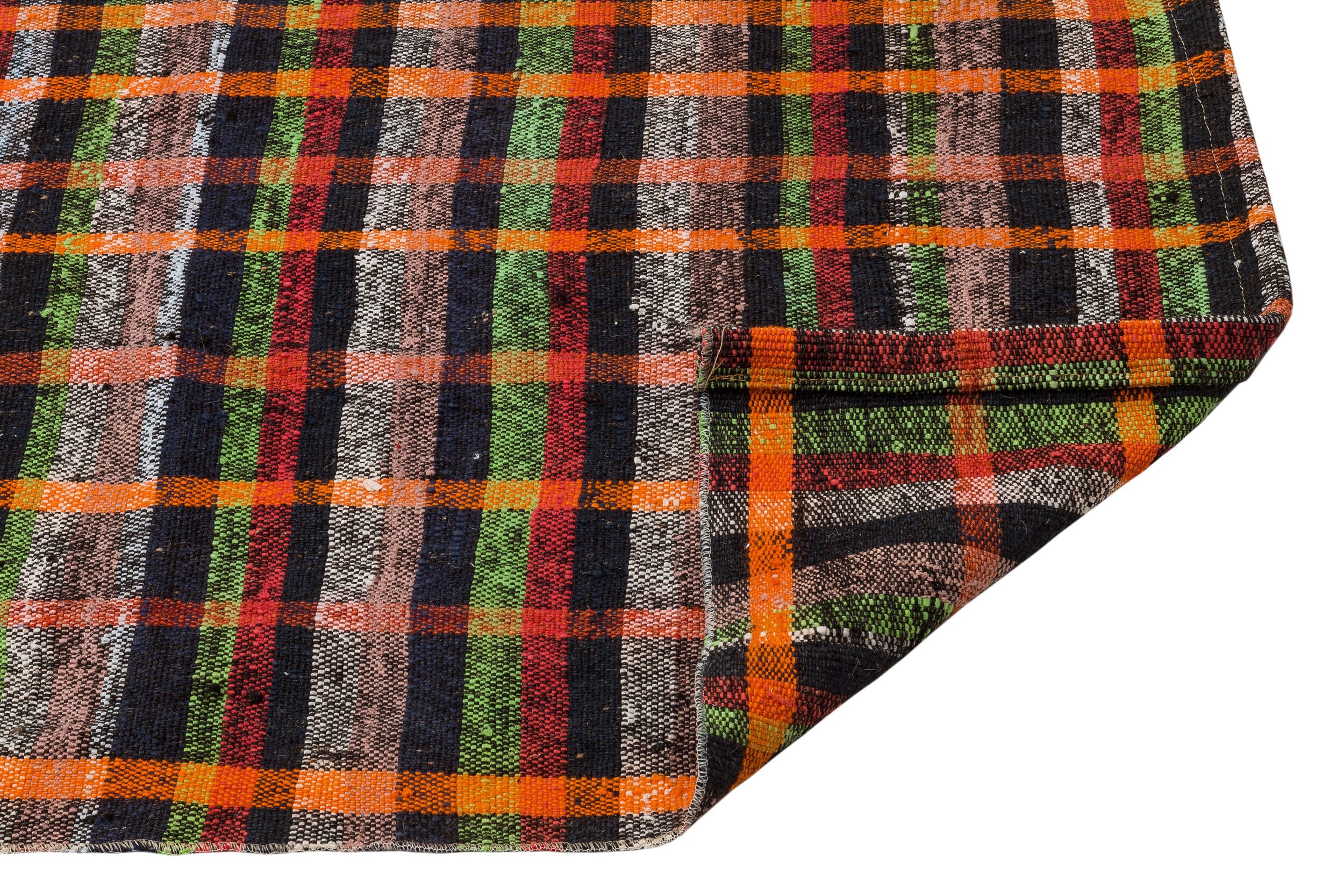 Girit Multy Striped Wool Handmade Area Rug 2'8" x 18'9"