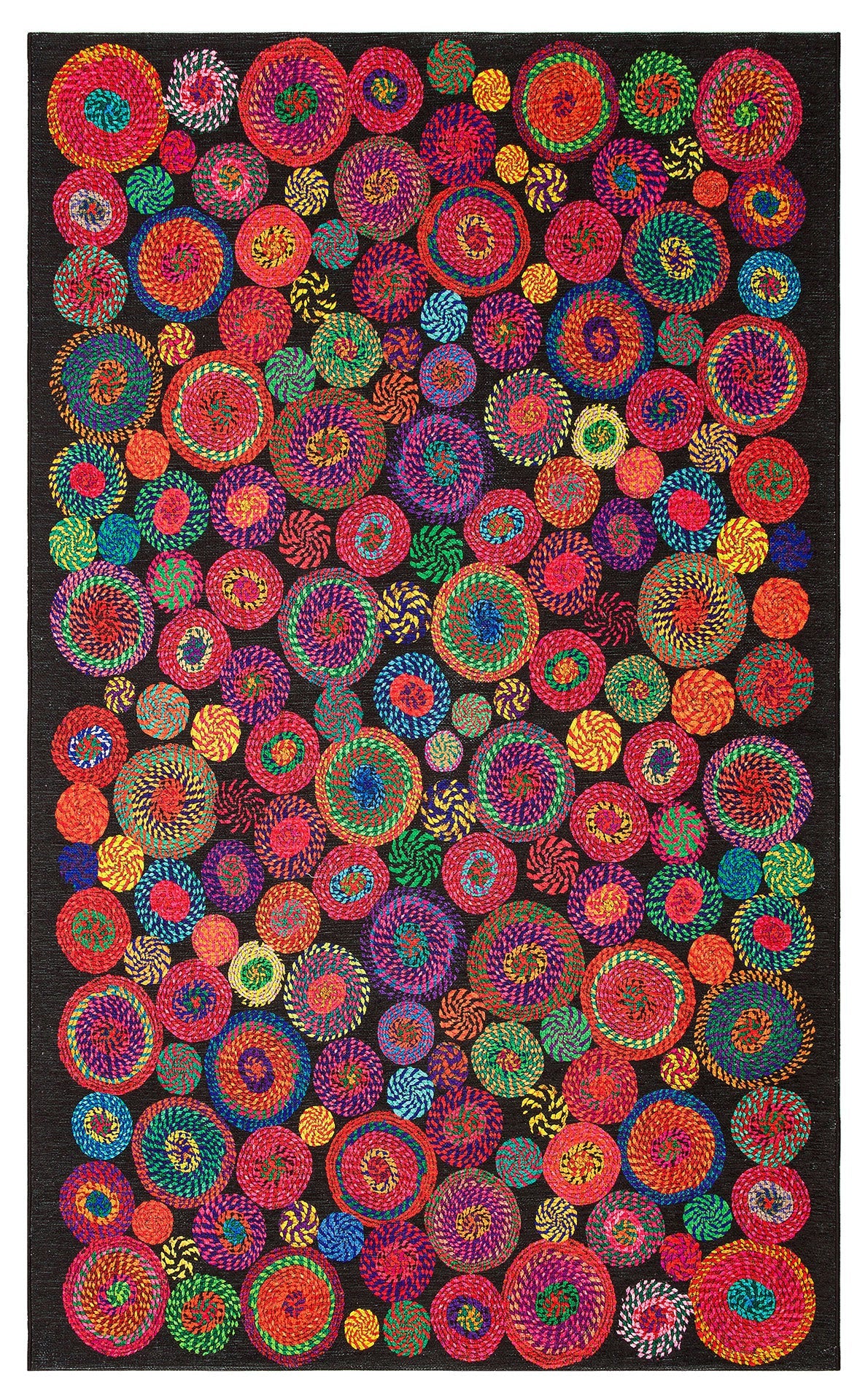 Digital Print Kilim – Washable Non Slip Geometric Rug With Soft Texture & Anti Slip Design