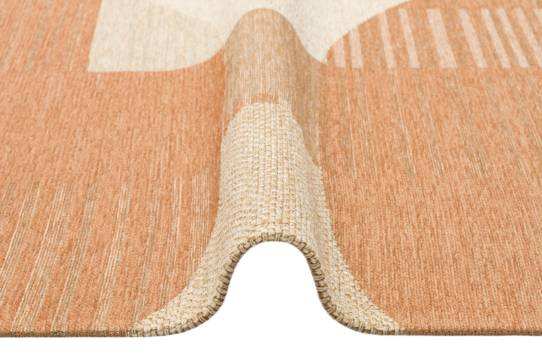 Cotton Kilim Carpet – Beige Area Rug | Non Slip Rug, Soft Texture Carpet