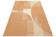 Cotton Kilim Carpet – Beige Area Rug | Non Slip Rug, Soft Texture Carpet
