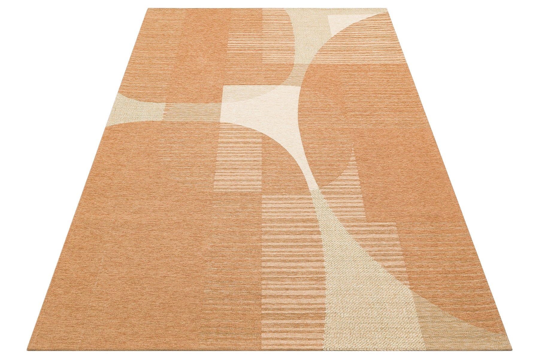 Cotton Kilim Carpet – Beige Area Rug | Non Slip Rug, Soft Texture Carpet