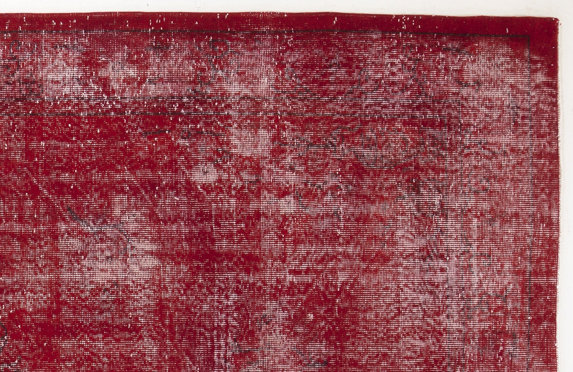 Atina Red Vintage Wool Handmade Area Rug 6'0" x 10'6"