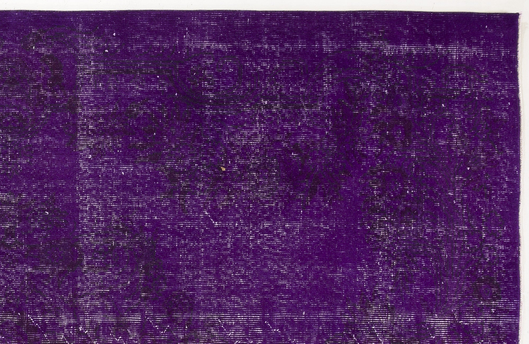 Atina Purple Vintage Wool Handmade Area Rug 5'10" x 9'5"