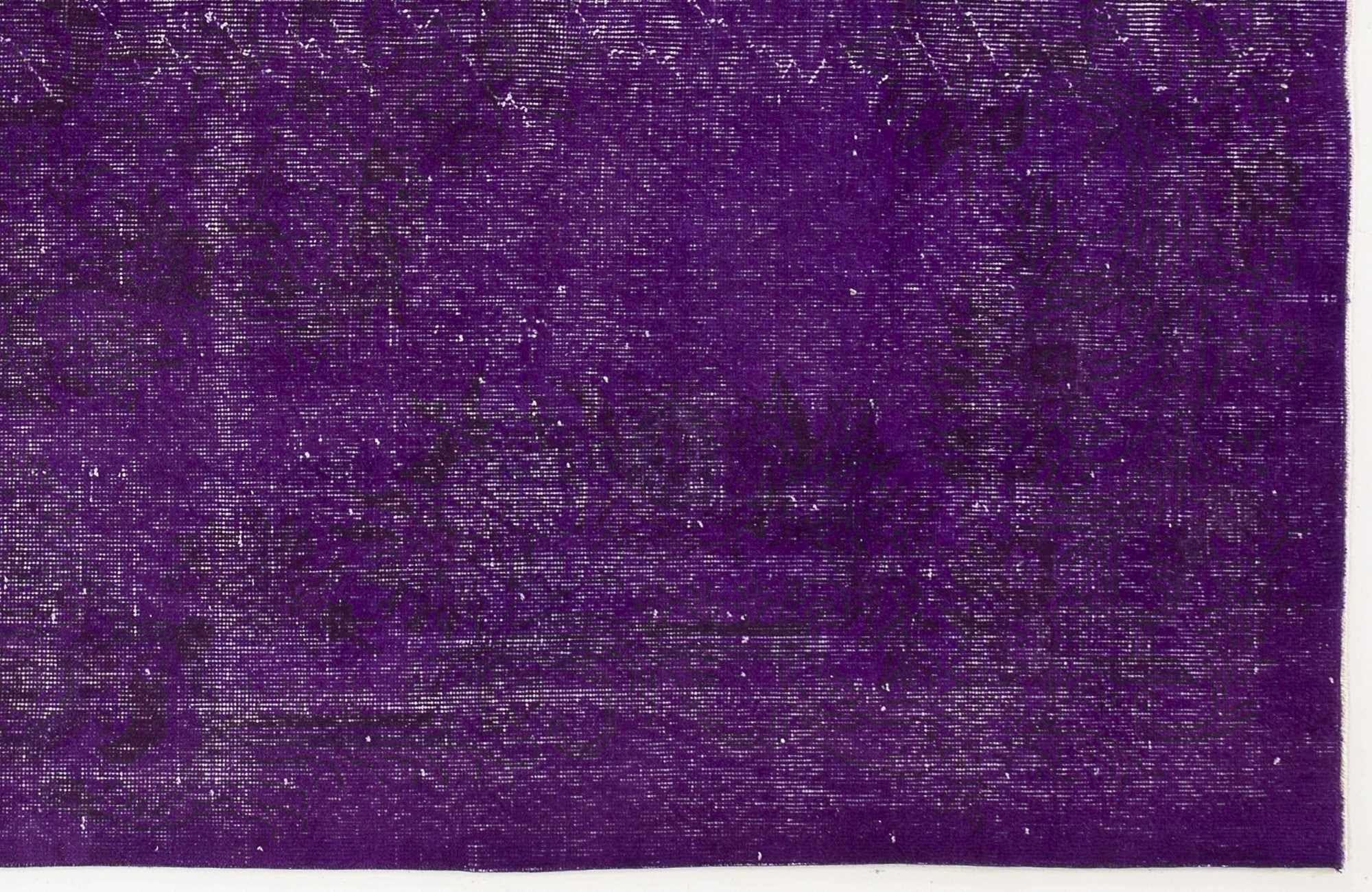 Atina Purple Vintage Wool Handmade Area Rug 5'10" x 9'5"
