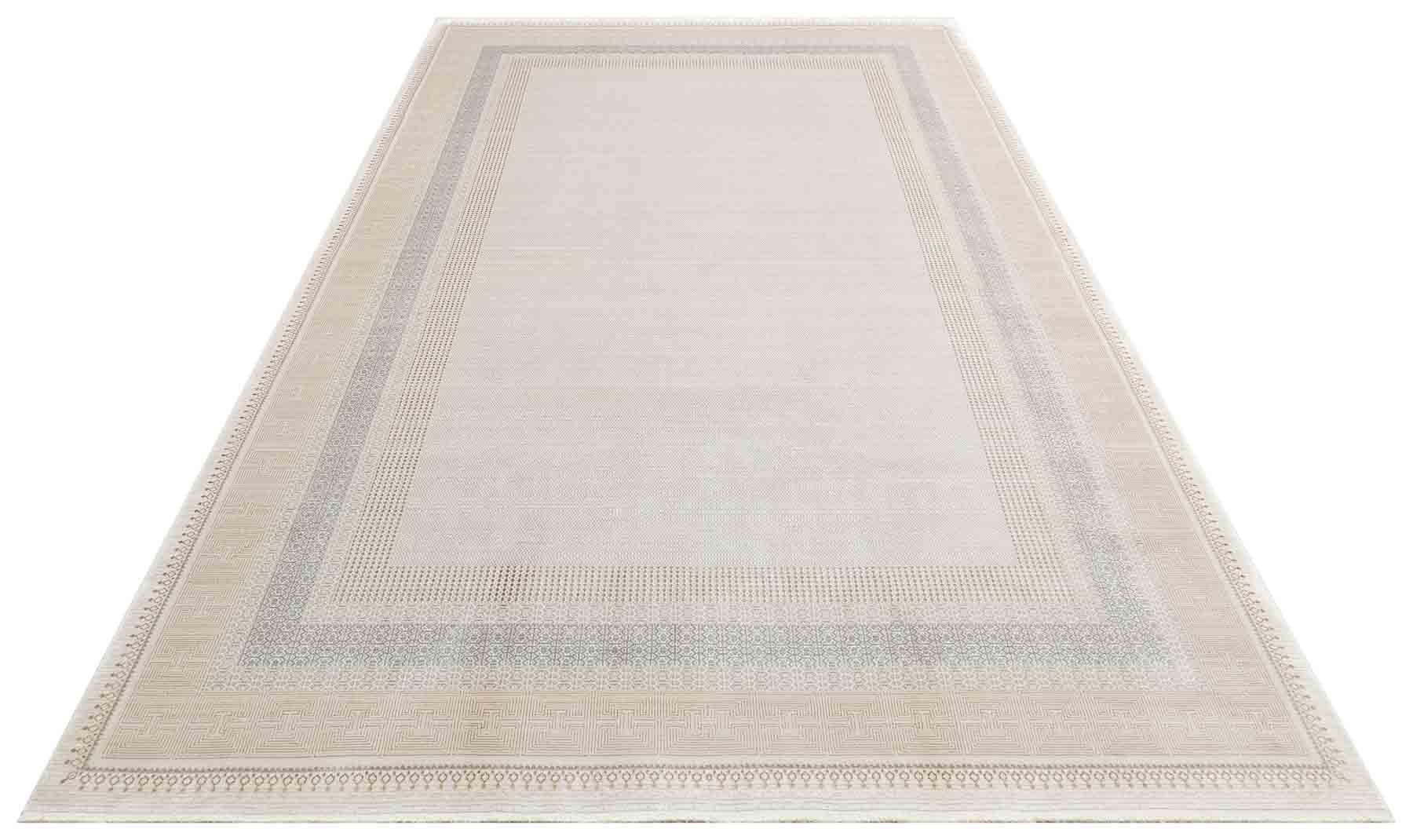 Modern Area Rug – Cream Color Geometric Style Flatweave Area Rug by Eko