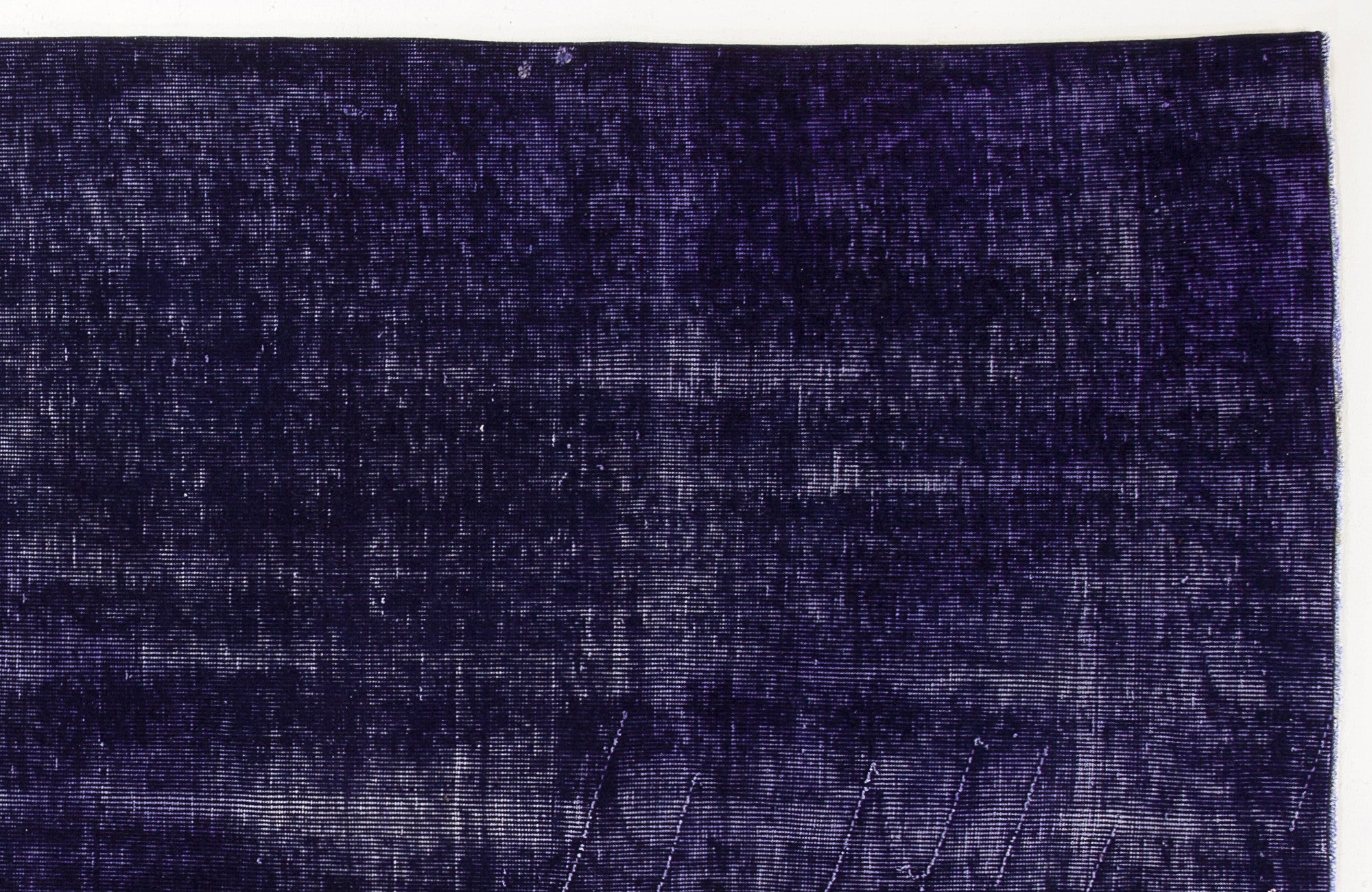 Atina Blue Vintage Wool Handmade Area Rug 5'8" x 9'7"