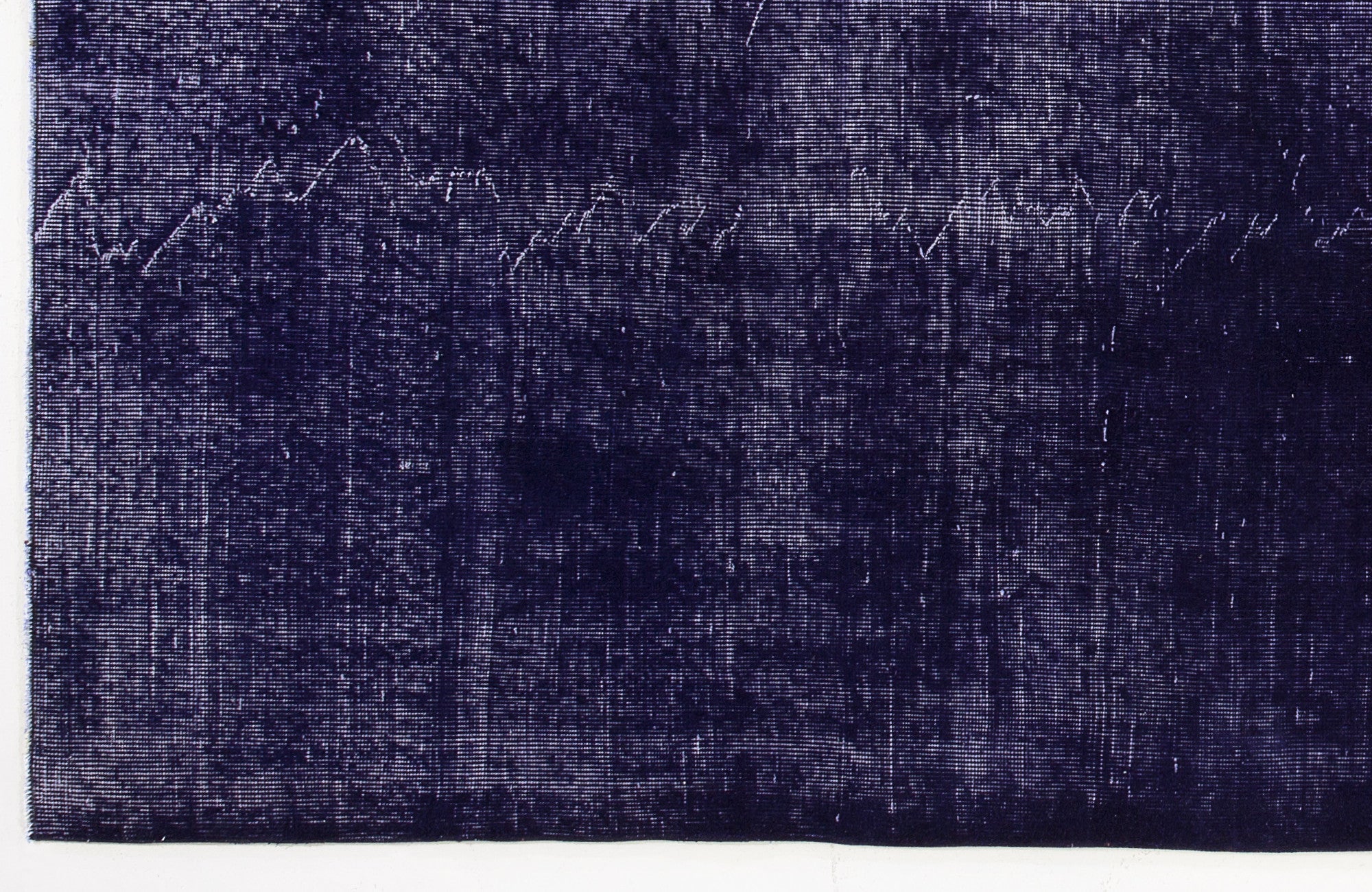 Atina Blue Vintage Wool Handmade Area Rug 5'8" x 9'7"