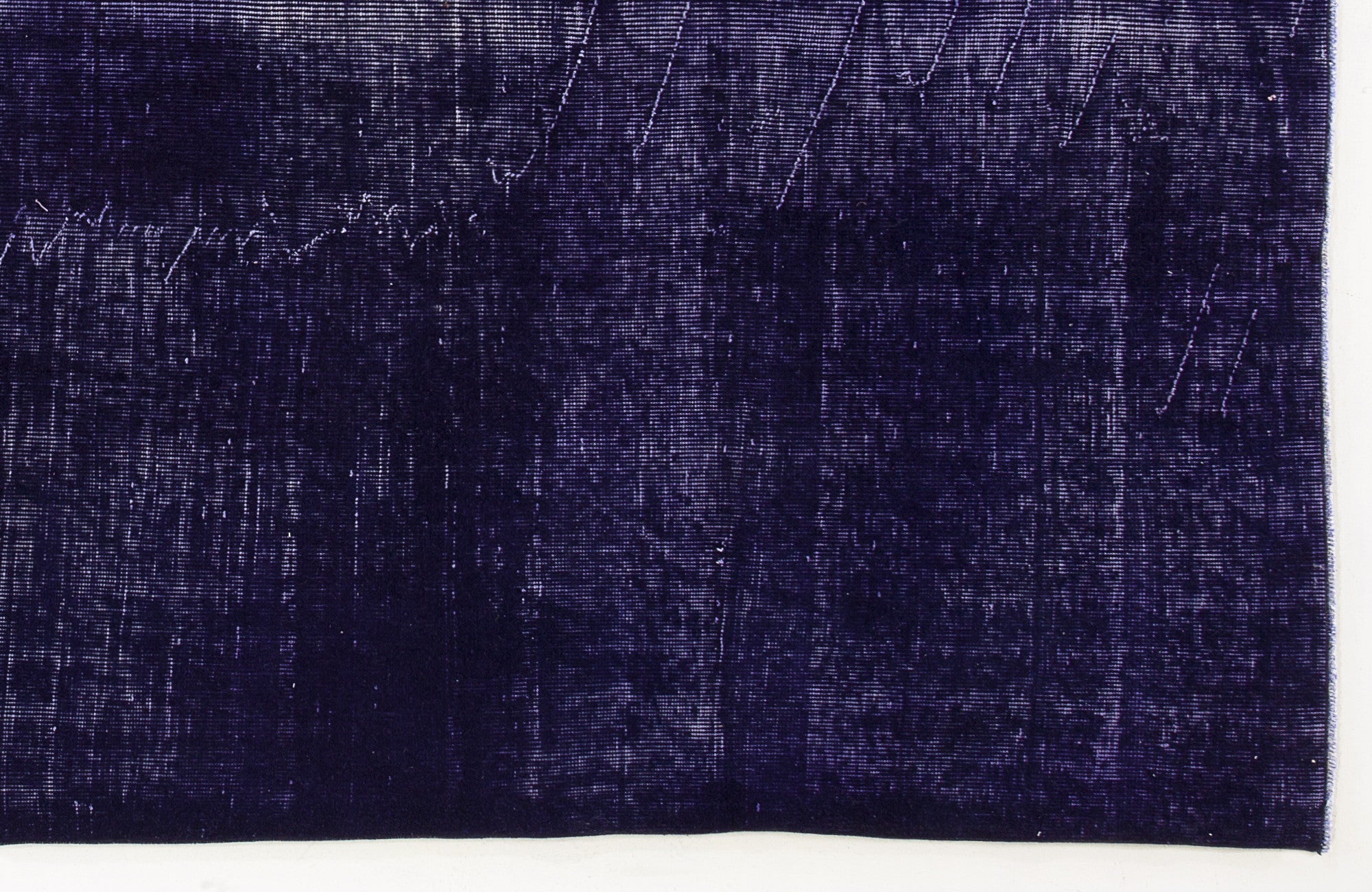 Atina Blue Vintage Wool Handmade Area Rug 5'8" x 9'7"
